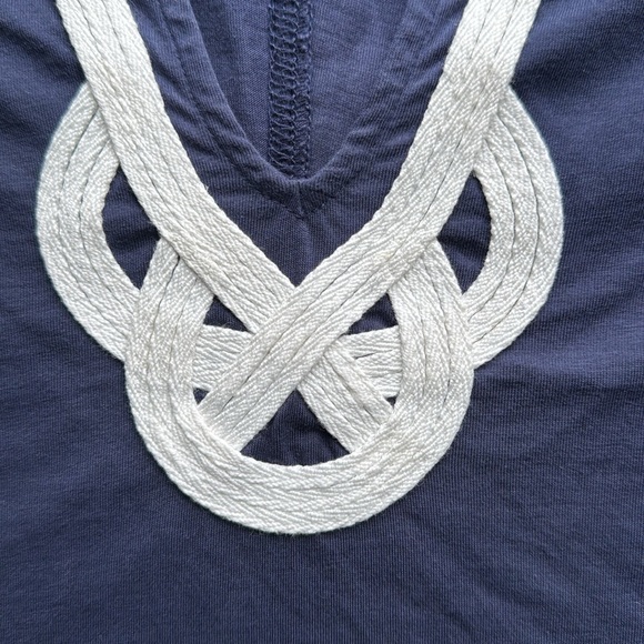 Lilly Pulitzer Brewster T-Shirt Dress in True Navy - Picture 4 of 6